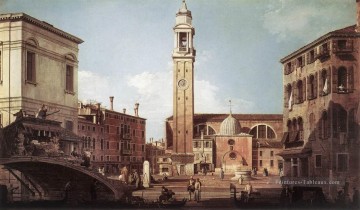  Canaletto Peintre - Vue du Campo Santi Apostoli Canaletto